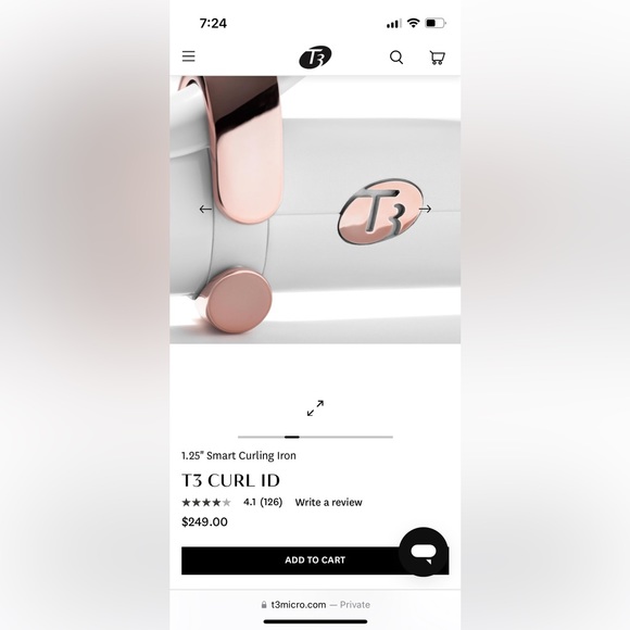 NWOT | T3 TWRL Auto-Rotating curling iron - 1.25” - Picture 2 of 9